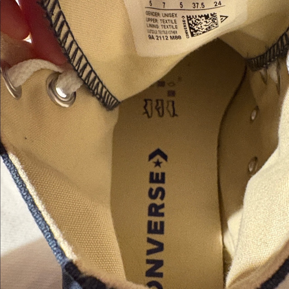 Converse Blue High-Top Sneakers Iconic Design - Picture 6 of 6